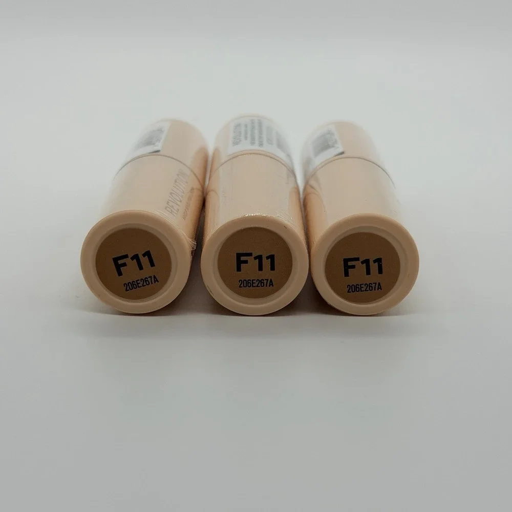 Revolution Fast Base Stick Foundation F11 – 3 Pack London Makeup
